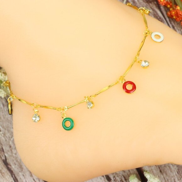"Dainty Anklet for Women – Elegant Everyday Jewelry & Perfect Gift | MLCRC1310 - Picture 1 of 10